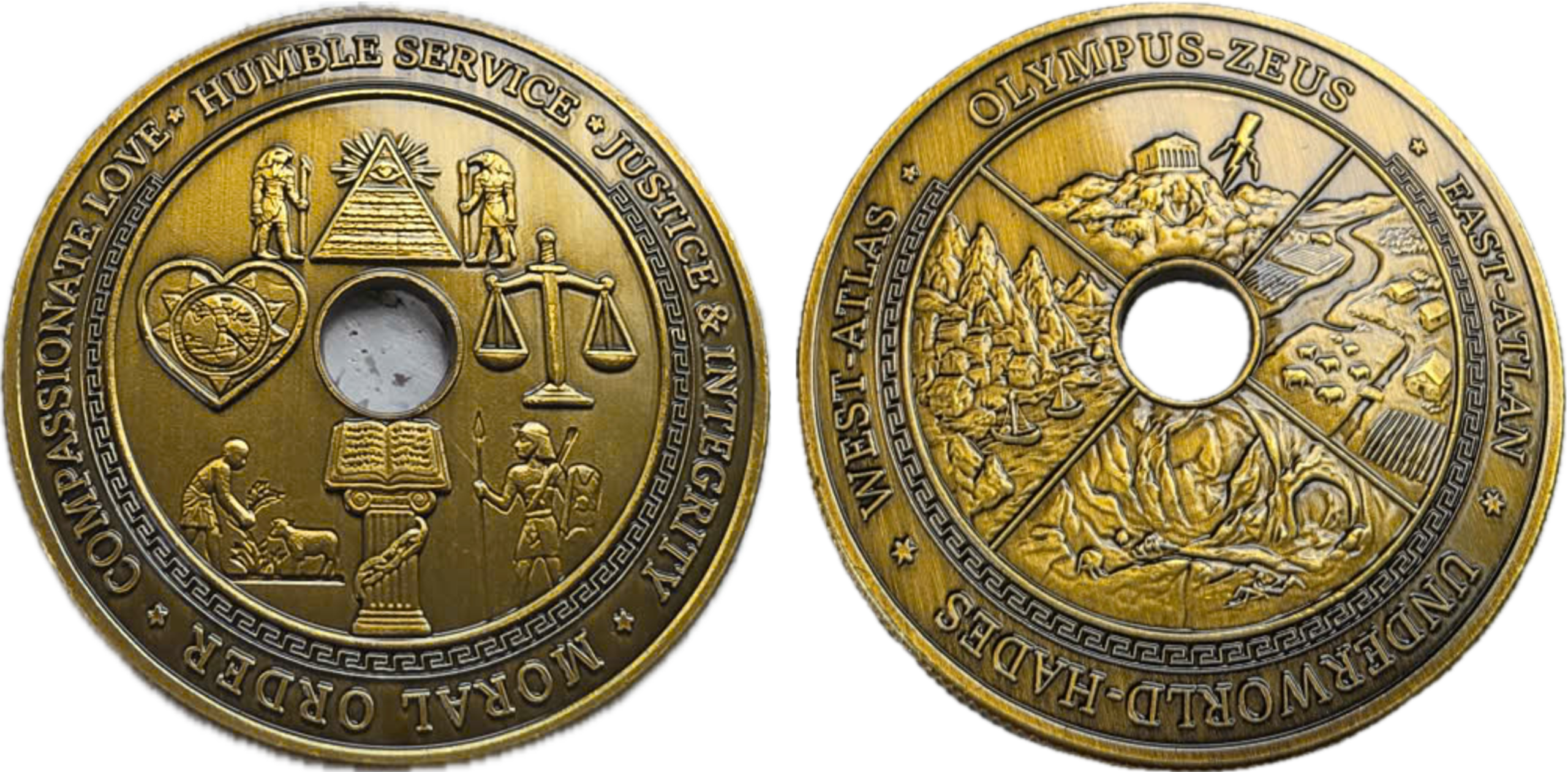 THE ATLANTIS VIRTUES COIN